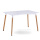 DSW Eiffel White Top Rectangle Dining Table